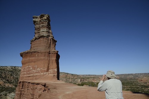 I Saw Something Black Like a Statue Palo Duro Canyon