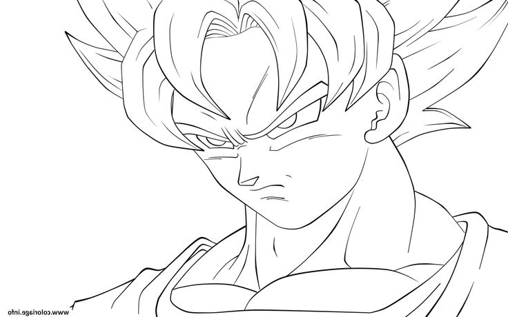 Dragon Ball Z Goku Coloring Pages