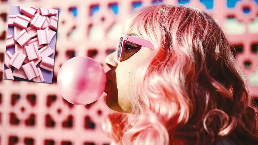 bubble gum pink